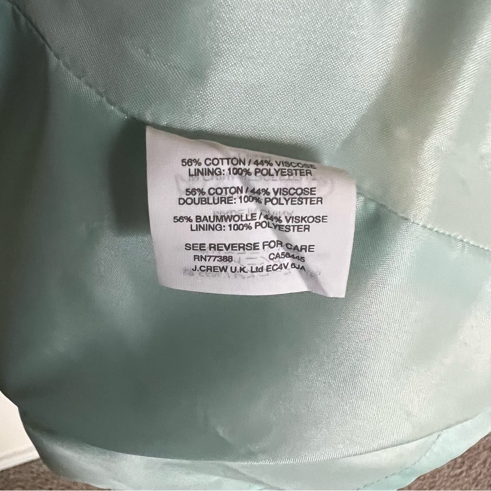 J.Crew mint green cocktail wedding and party dress - Picture 4 of 6
